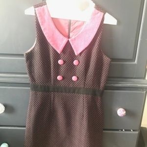 Black & pink business dress